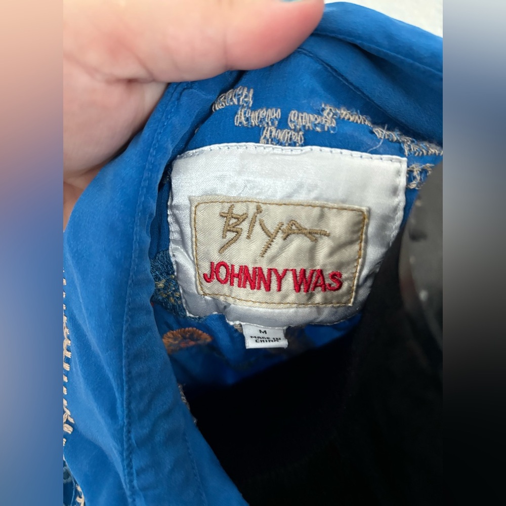 Johnny Was Masquerade Embroidered Patchwork-Print… - image 4